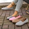 Large Size Shallow Mouth Flat Heel Soft Sole Comfortable and Casual Autumn European and American Round Head Single Shoes Women