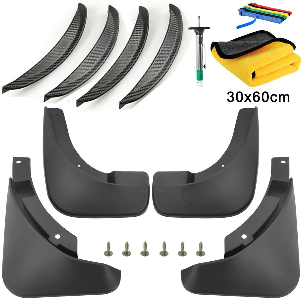 8 buc. Flaps de noroi pentru mașini noi și protecție pentru aripi pentru Skoda Octavia A5 2004-2012 4Dr Flaps de noroi Apărătoare de noroi Splash