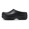 Thick Soles Platform Half Shoes For Men Women Rubber Slippers Garden Chef Shoes Waterproof Closed Toe Kitchen Restaurant Working