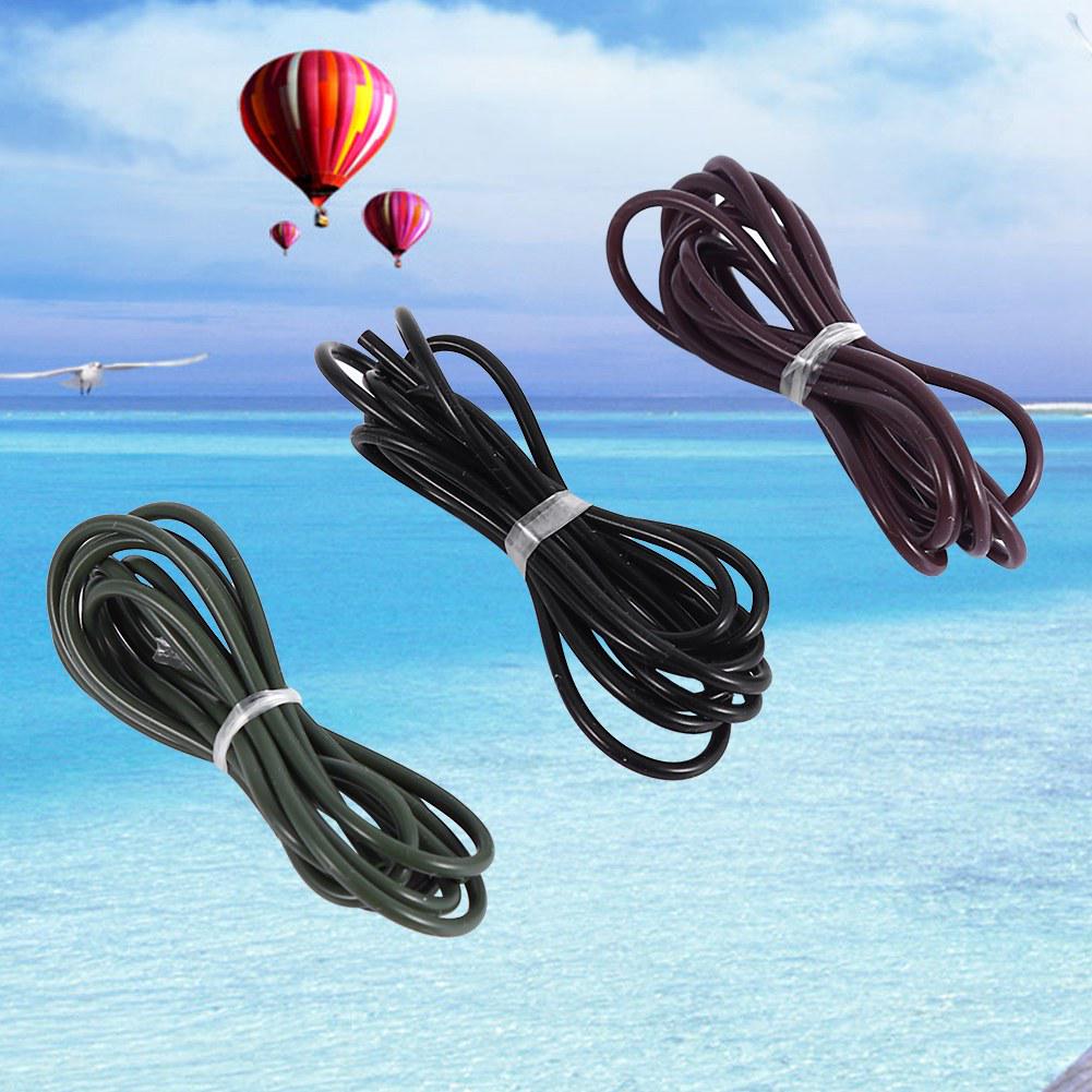 3Pcs Set Carp Fishing Silicone Rigs Tube Sleeve Pretend Fishing Lines Tackle 1 Meters