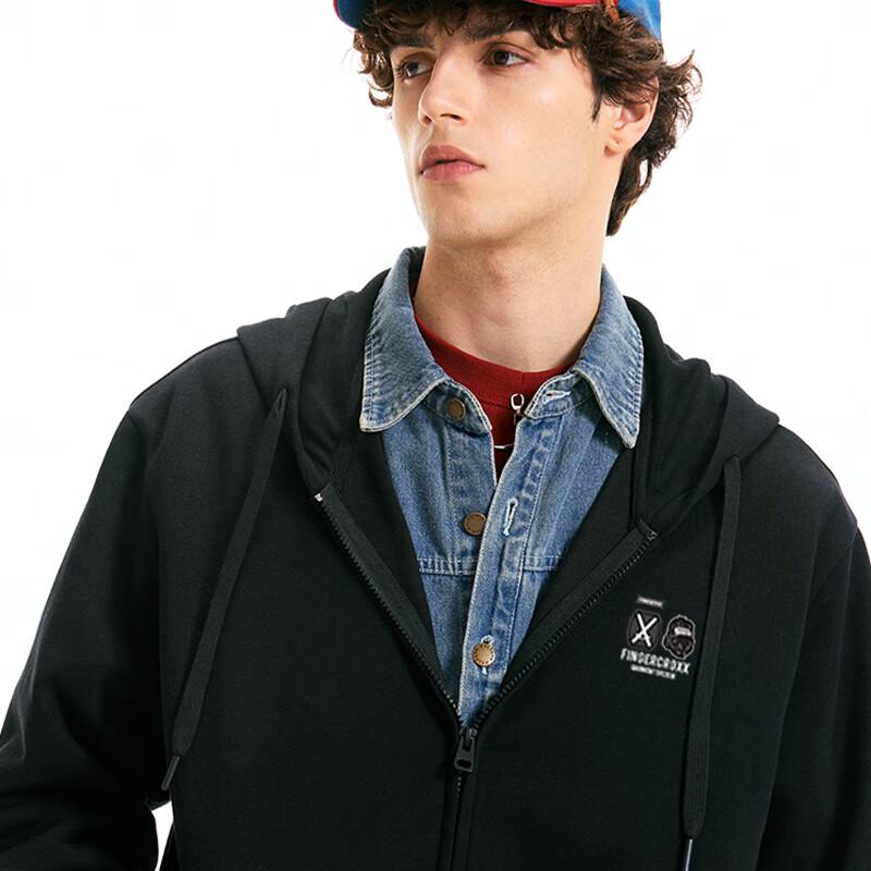 Fingercroxx Men's American Style Casual Cardigan Jacket