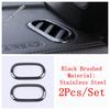 For Haval Dargo    2024 Dashboard Front AC Air Conditioning Outlet Vent Frame Cover Trim Stainless Steel Accessories