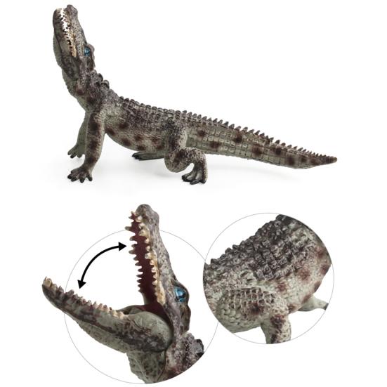 Simulation Crocodiles Wild Animal PVC Figurine Model Craft Educational Kids Toy