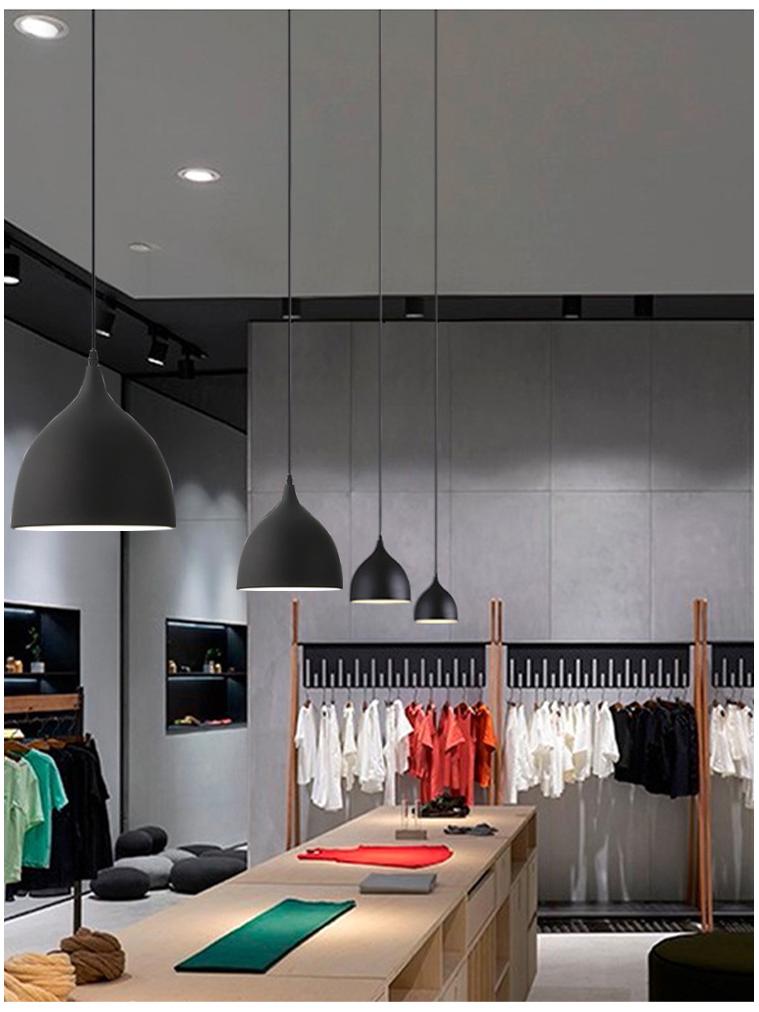 Retro Industrial Wrought Iron Pendant Lamp - Minimalist Style for Bars, Hotels, and Restaurants