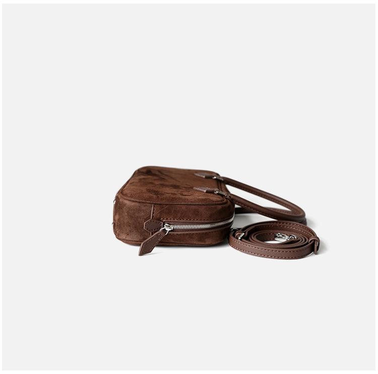 High-End Sheepskin Feather Bag for Women Small Square Handheld Shoulder Crossbody Bag Elegant Clutch