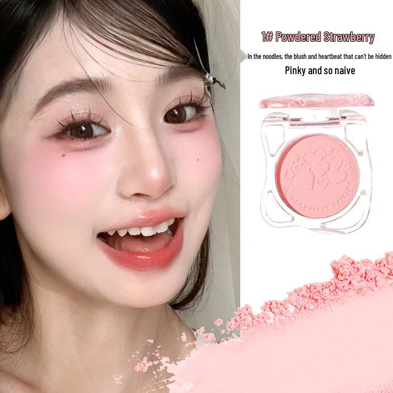 xixi Glowing Rendezvous: Translucent Blush - Natural Matte, Highlight & Expand Color, Easy for Complexion - Ideal for Students
