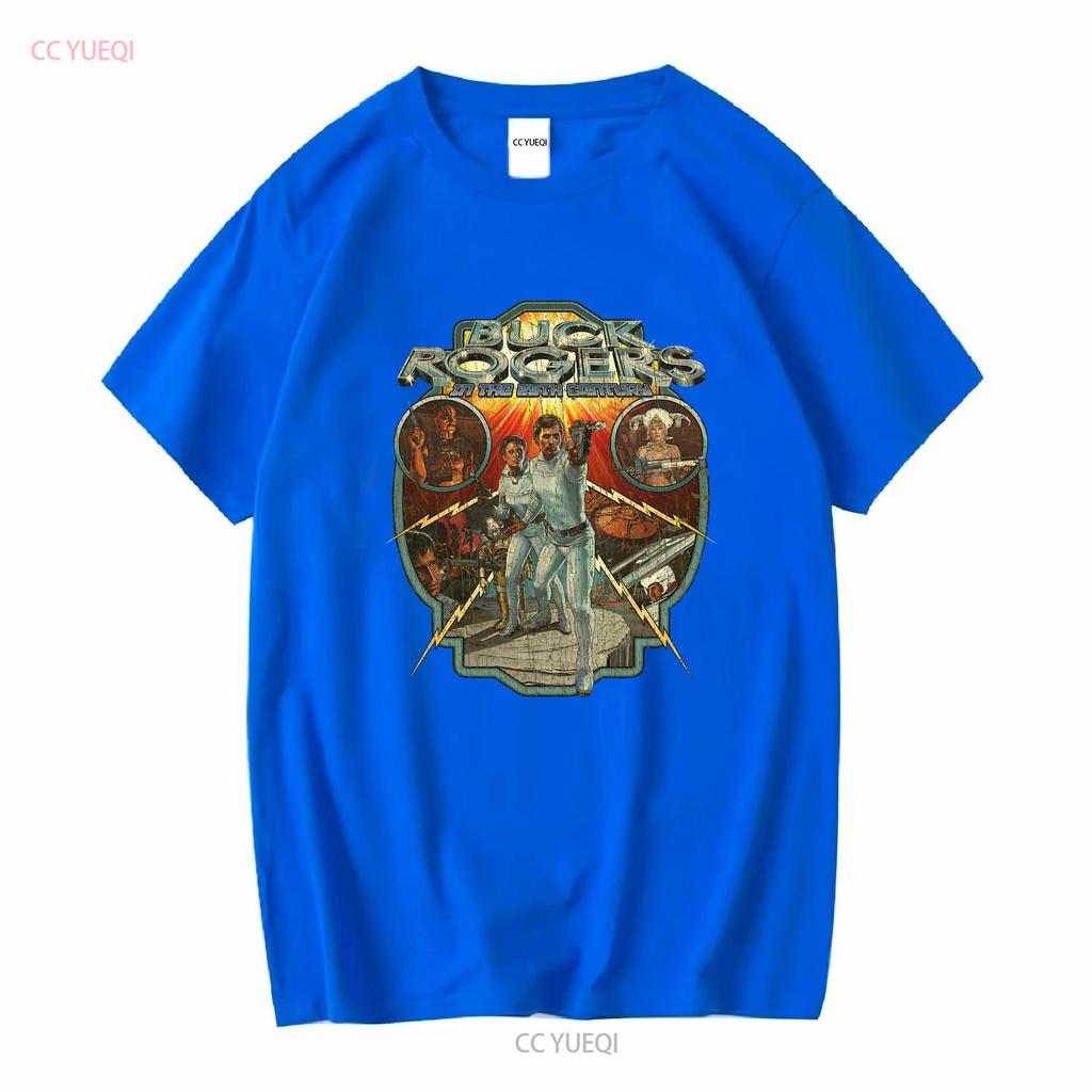 Buck Rogers in the 25th Century 1979 Vintage Mens T Shirt long or short sleeves vintage Washed Versatile Stretched fashion