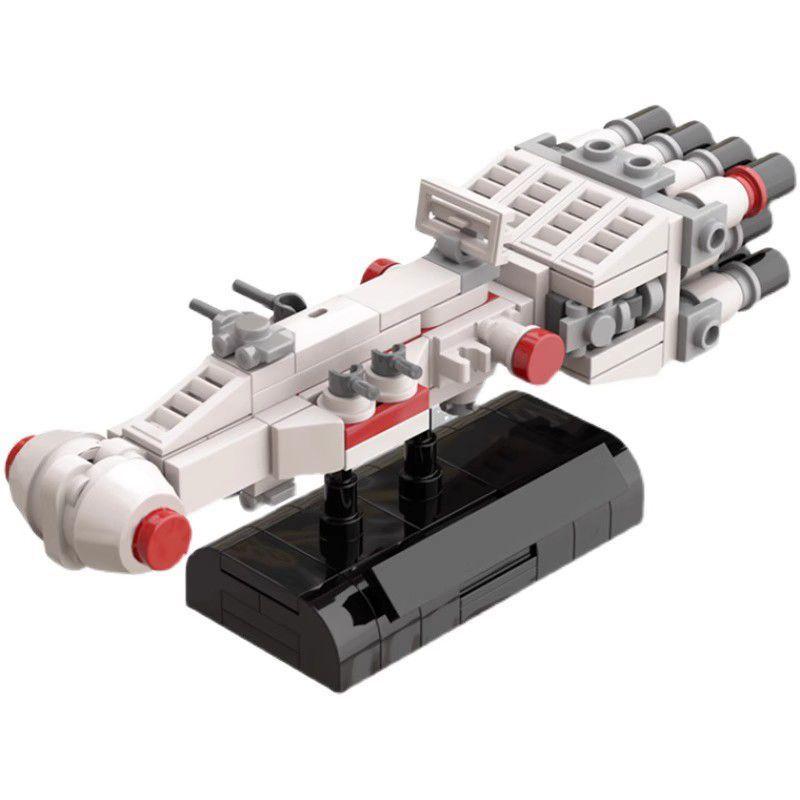 166Pcs Moc-53318 Mini Spaceship Building Blocks Toys Kit Space Wars Diy Model Bricks Toy Kids Gift
