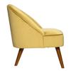 Fauteuil deco Naova Atmosphera - Moutarde