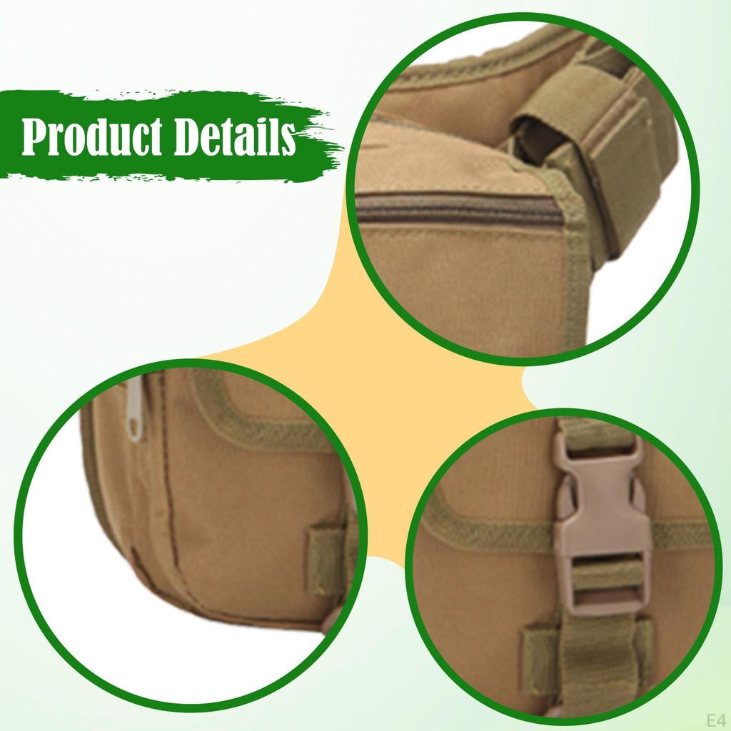 Bag Leg Pouch Oxford Cloth Crossbody Backpack Waist Pack Thigh for Cycling Riding Fishing Travel