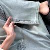 Bling Strass High-Waist Schlankmachende Straight-Leg Jeans für Damen - Frühjahr 2025 Design