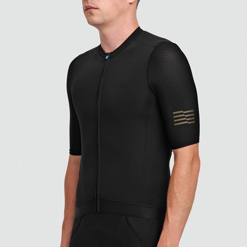 Mens Slim Fit Cycling Jersey Short Sleeve Breathable Performance Bike Shirt Road Racing