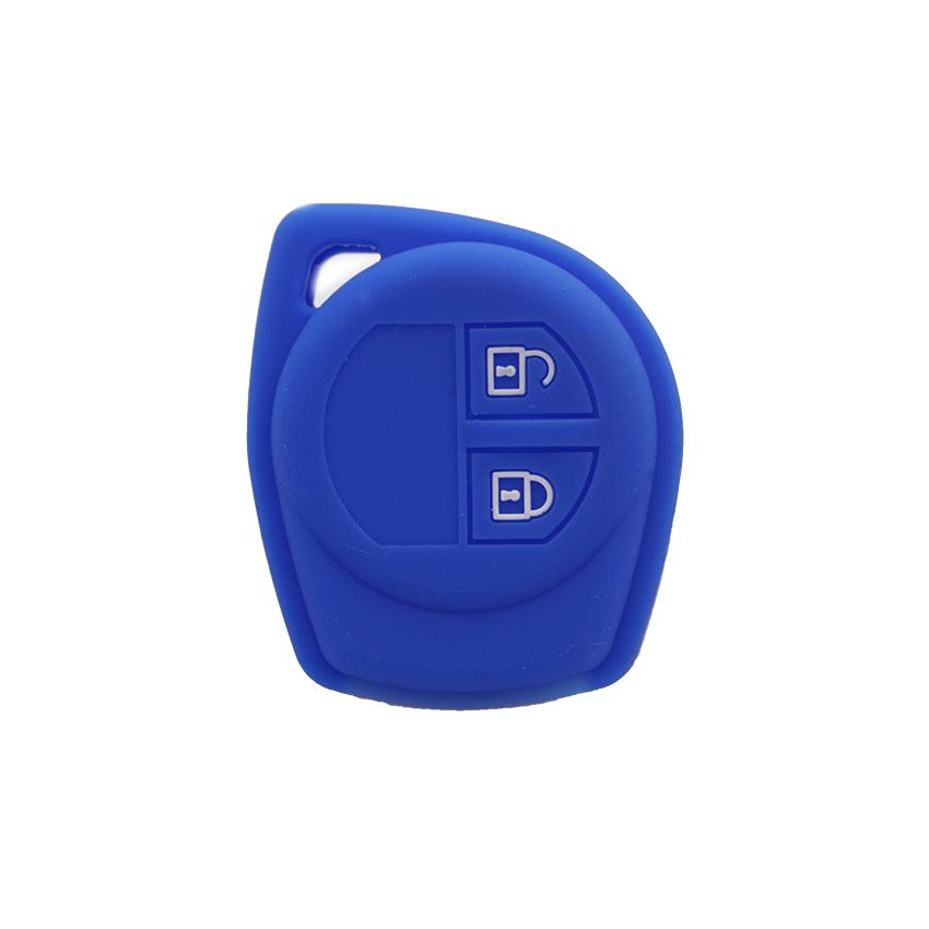 Cocolockey Silicone Rubber Key Fob Cover Case Fit For Suzuki Swift Sx4 Alto Vitara Ignis Jimny Splash Remote Key 2 Buttons