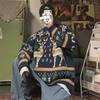 Veste d'hiver style Hong Kong et pull de Noël ample coréen pour garçons