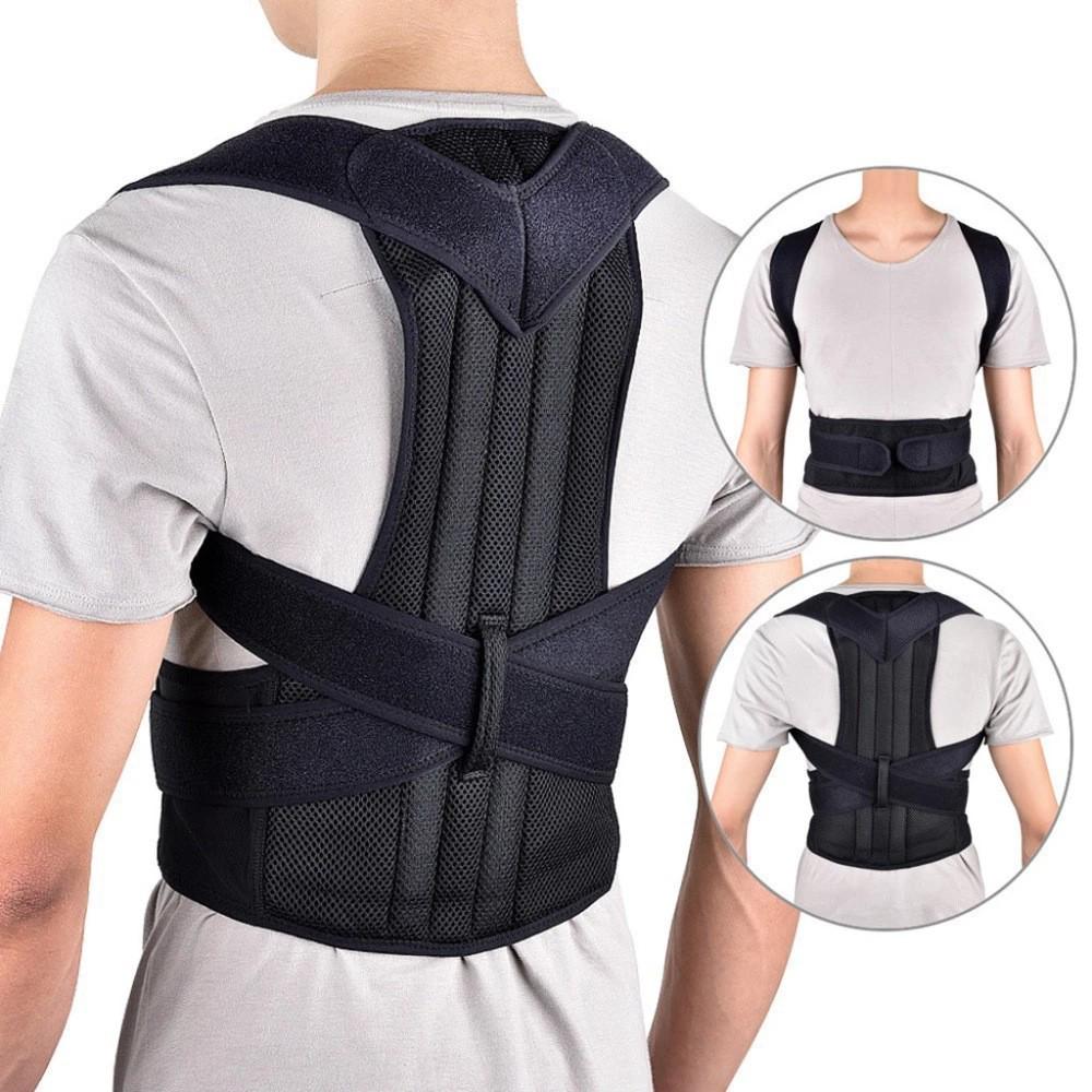 

Unisex Invisible Posture Corrector: Open Shoulder Hunchback Strap for Adults and Students Large
