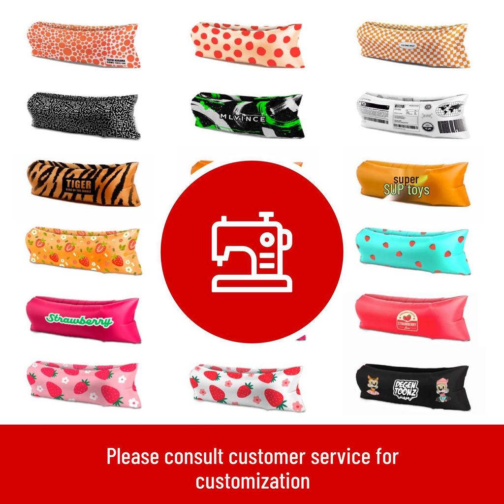 Portable Inflatable Sofa Bed for Outdoor Camping & Beach Lounging