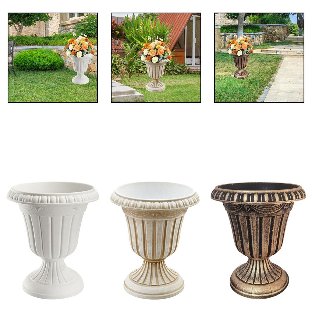 Large Plastic Flower Planter Balcony Pot for Luxury Decoration Home Ornaments Living Room Mantel Arrangement