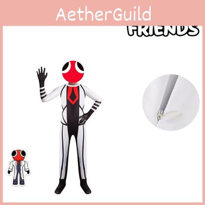 Roblox Rainbow Friends Ant-Man Tuta Bambino Halloween Maschera Costume Cosplay Regalo