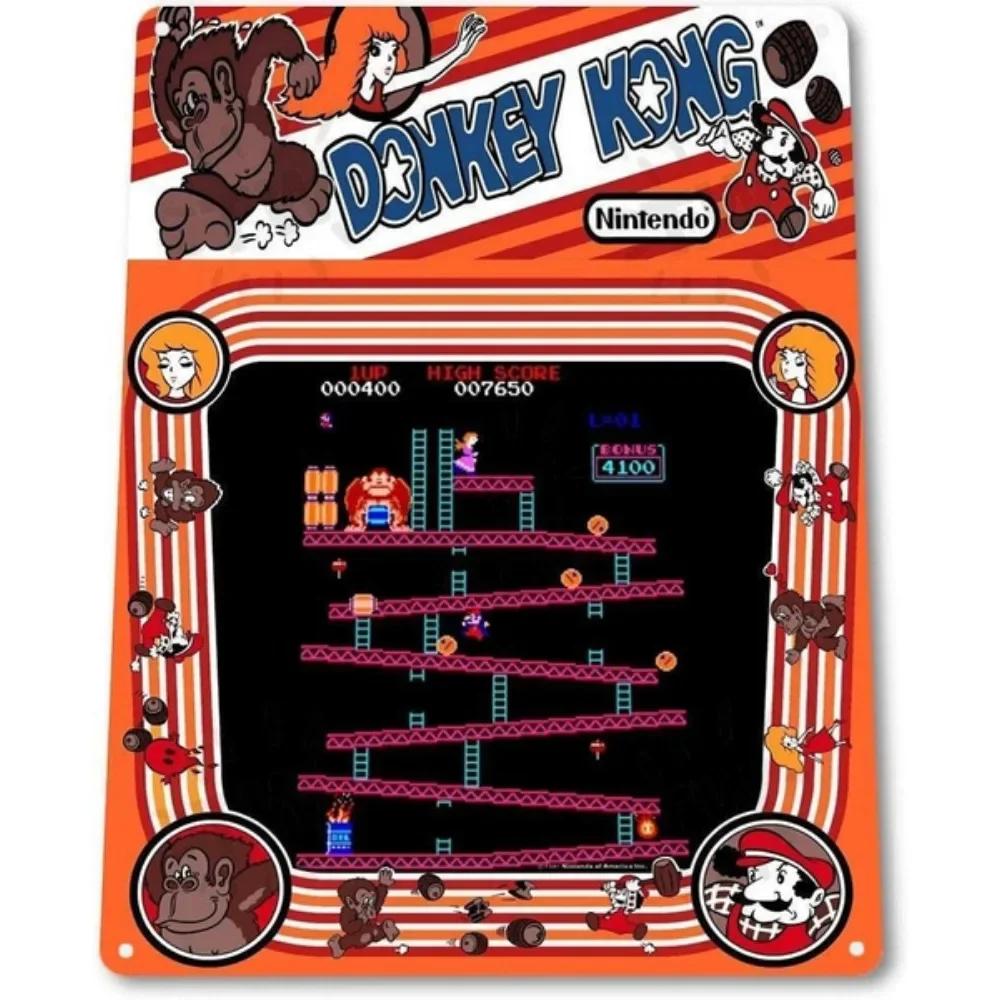 Arcade Game Reproduction Metal Sign Vintage Wall Plates Decor Retro Metal Poster Wall Tin Plates
