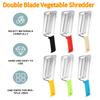 Stainless Steel Cabbage Shredder Kitchen Tool Onion Slicer Sugarcane Peeling Knife Effortlessly Peels Vegetables and Fruits