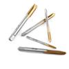 5pcs set Titanium Coated HSS Thread Screw Tap Kit M3 M4 M5 M6 M8 Forward Chip Ejection