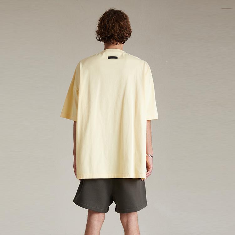 Fear of God Essentials Short-Sleeve Tee Garden Yellow Men Tops 125SP244191F