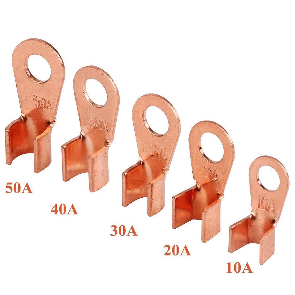 70Pcs Open Barrel Copper Ring Lug Terminals Wire Crimp Connector Assortment Kit 70Pcs Open Barrel Copper Ring Lug Terminals Wire Crimp Connector Assortment Kit