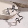 Jewelry Men'S Ear Clips Without Ear Piercings Stainless Steel Flying Fire Dragon Left Ear Earrings Retro, Quanxi Water Ed786