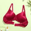 Silk Bra Double-sided Mulberry Silk Bra Thin No Steel Ring Seamless Underwear Women's AB Cup Solid Color Silk Bra
