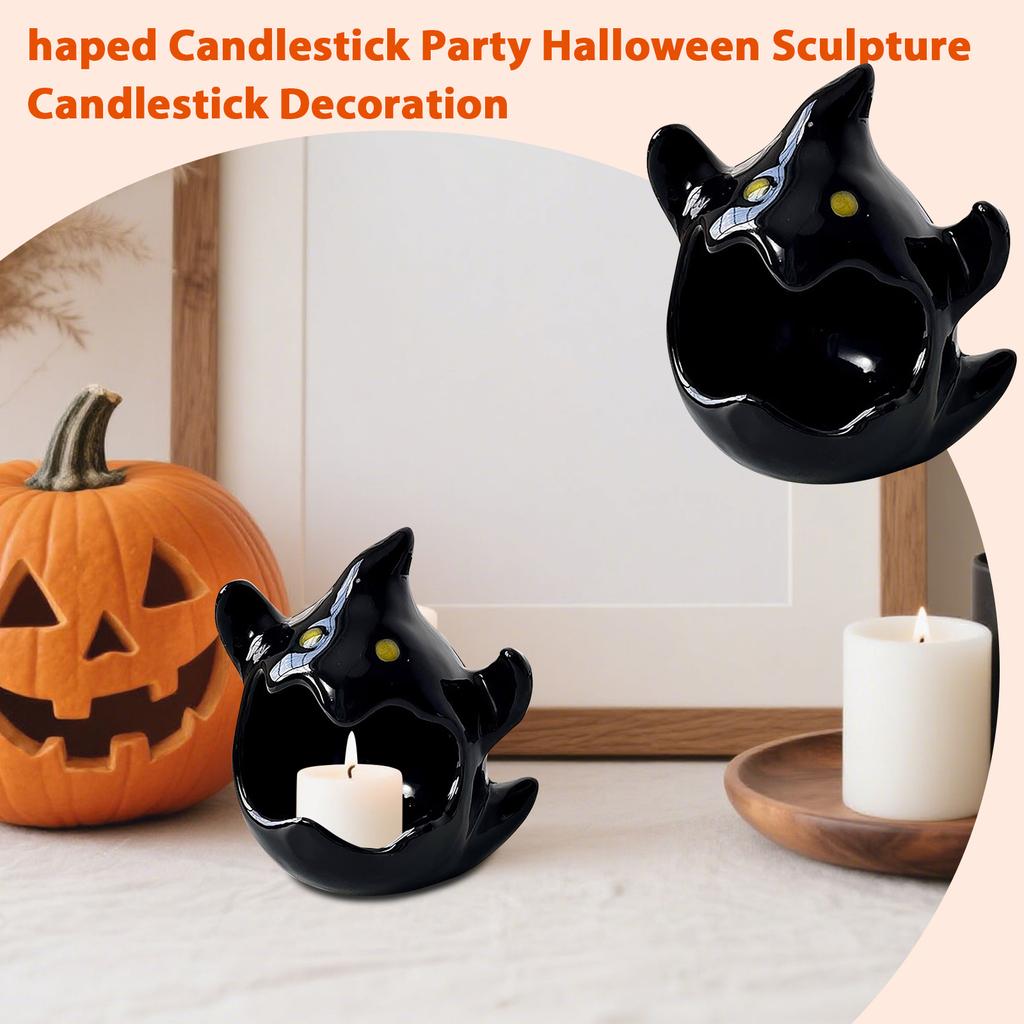 Shaped Candlestick Party Halloween Sculpture Candlestick Decoration