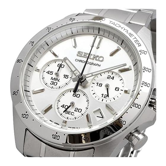 [Seiko] SEIKO 1/5 Second Chronograph Quartz Watch Men's SBTR009 Silver [Domestic Genuine Product]