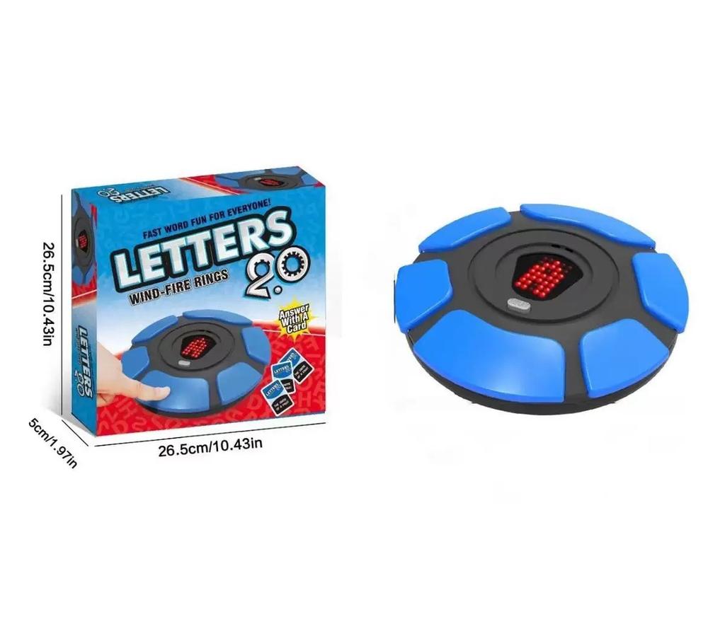 Crazy Letter Tapping Board Game - Fast-Paced Family Party Interactive Toy, Second Gen Desktop Decompression Game For Adults