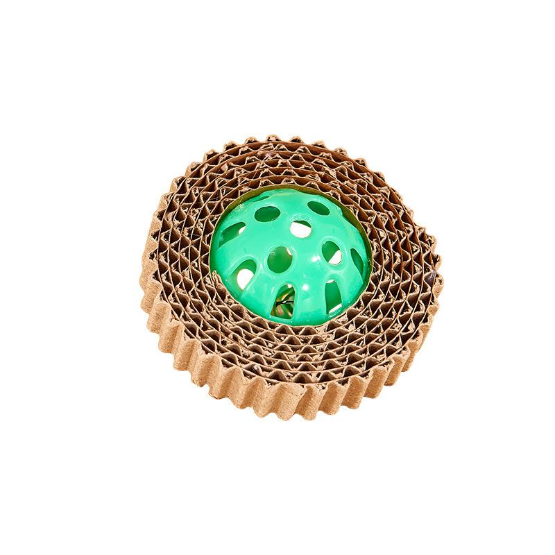 Little Guys Durable Eco-Friendly TPR Rubber Cat Toy Ball Bite Resistant Chew Toys for Cats Daily Use