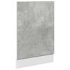 7 Piece Kitchen Furniture Set Lyon Concrete Grey Particleboard