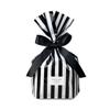 50Pcs 14x20cm Striped Baked Biscuit Bundle Pocket Candy Nougat Packaging Party Decor Gift Bags (No Ribbon)