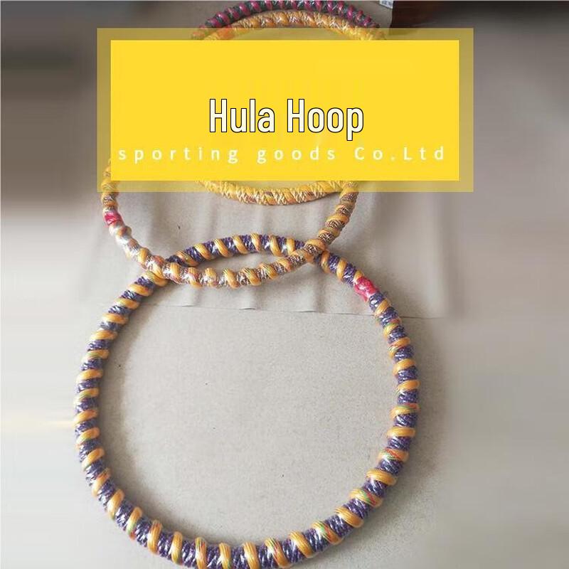 WEZHO Weighted Hula Hoop with Rope Wrap