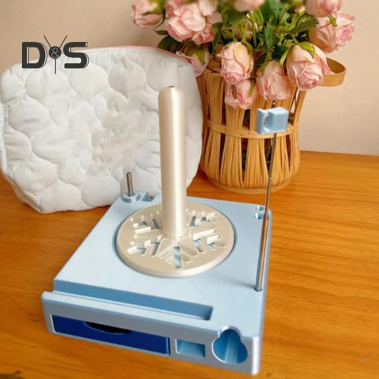 Portable Yarn Spool Box Detachable Yarn Spinner Crocheting Yarn Organizer Multifunctional Standing Yarn Holder Gift for Knitting Lovers