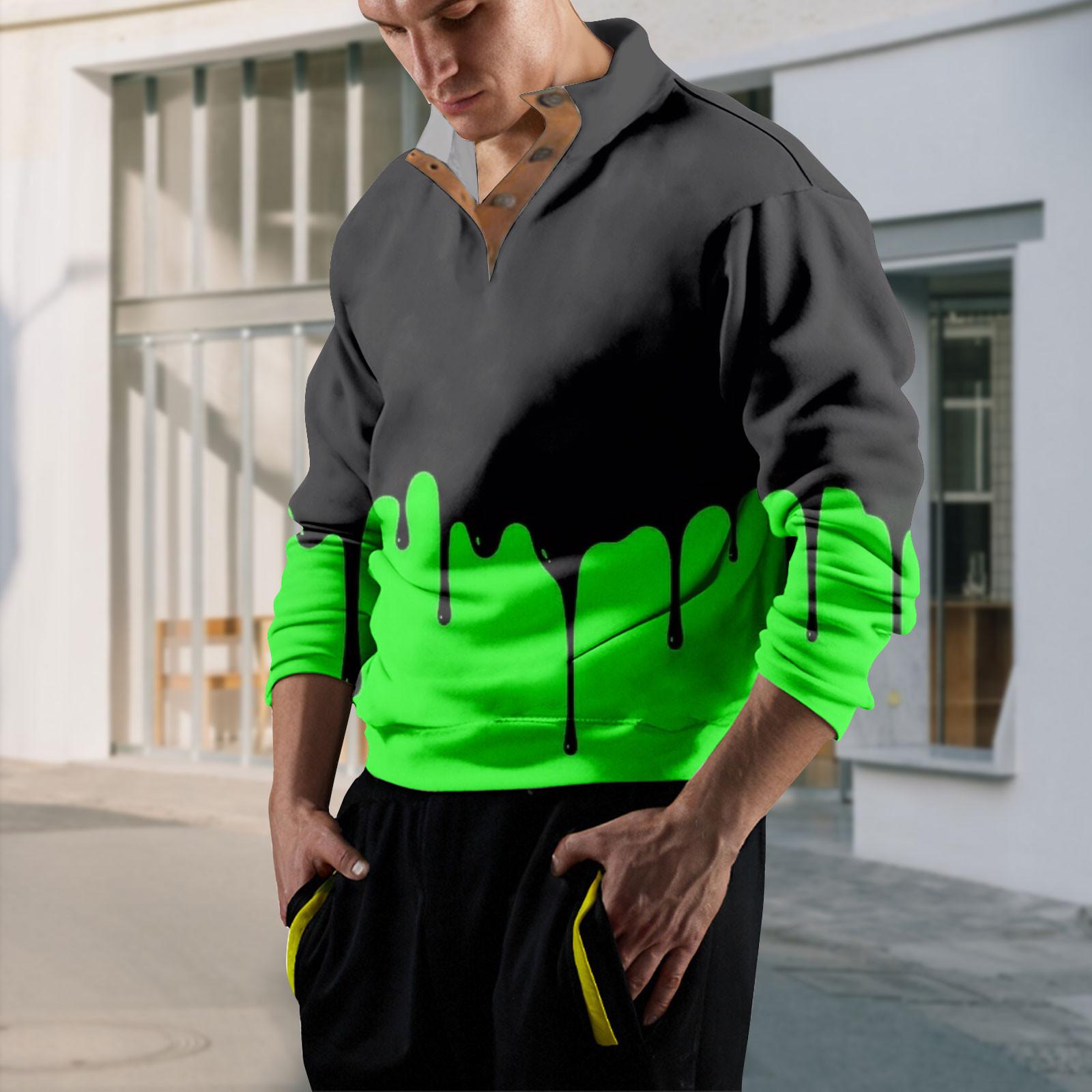 Мужская толстовка с воротником-стойкой на открытом воздухе — фото 5