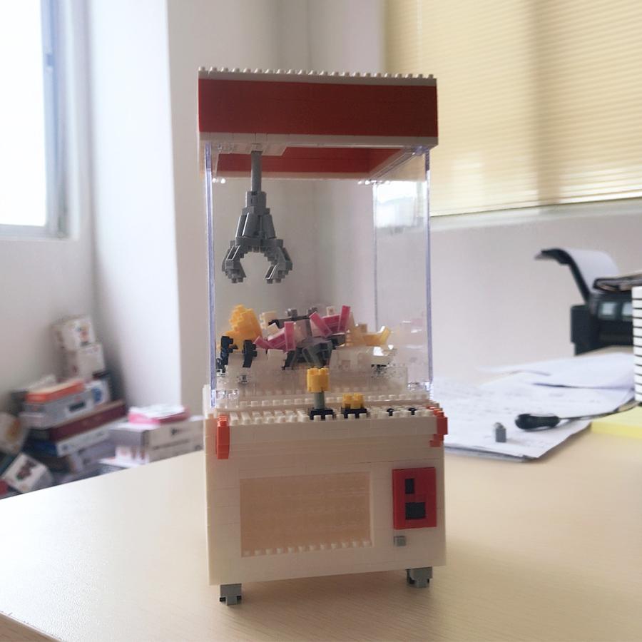 Mini automat s hračkami Mikro stavebnice Chytací automat Hračky na DIY sestavení Kreativní dárky k narozeninám Pro děti Hračky