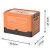 Foldable Plastic Storage Box with Lid Multifunctional Home Organizer for Space Saving and Keeping Home Tidy