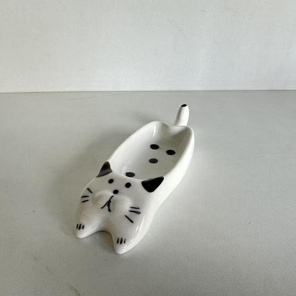 Kreative Cartoon Geprägte Keramik Saucenschale - Mini Niedliche Hot Pot Dipping- & Snackschale