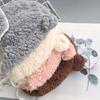 Cute Bear Baby Ear Protection Hat Thick Lamb Fleece Kids Earmuffs Cap 3-12M Infant Winter Warm Headgear Bonnet Cartoon Beanies