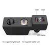 Auto-Zigarettenanzünder-Splitter-Steckeradapter Schnelllade-Dockingstation Innenzubehör für Volkswagen VW Golf 7 Mk7 7.5