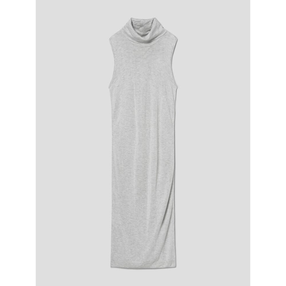 Anggae Twisted Back Knit Dress Gray