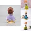 Enchantantes Figurines Miniatures Elsa Anna Sofia de la Reine des Neiges en PVC pour Enfants Fans