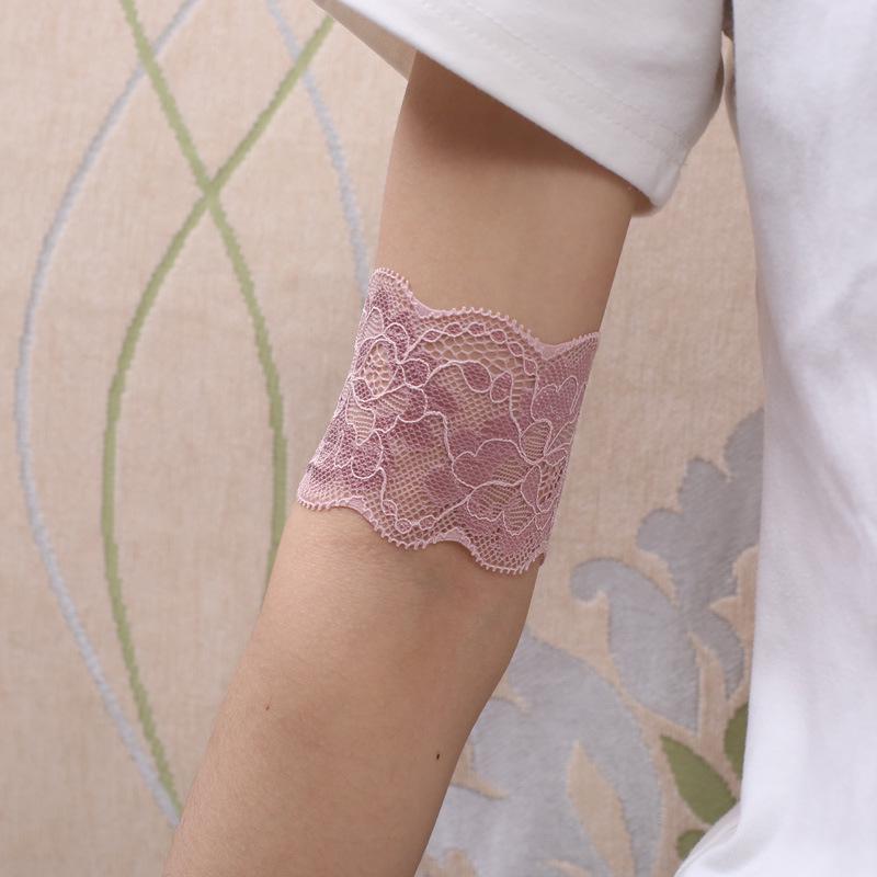 Women's Summer Lace Sun Protection Arm Sleeves with Elbow and Wrist Support