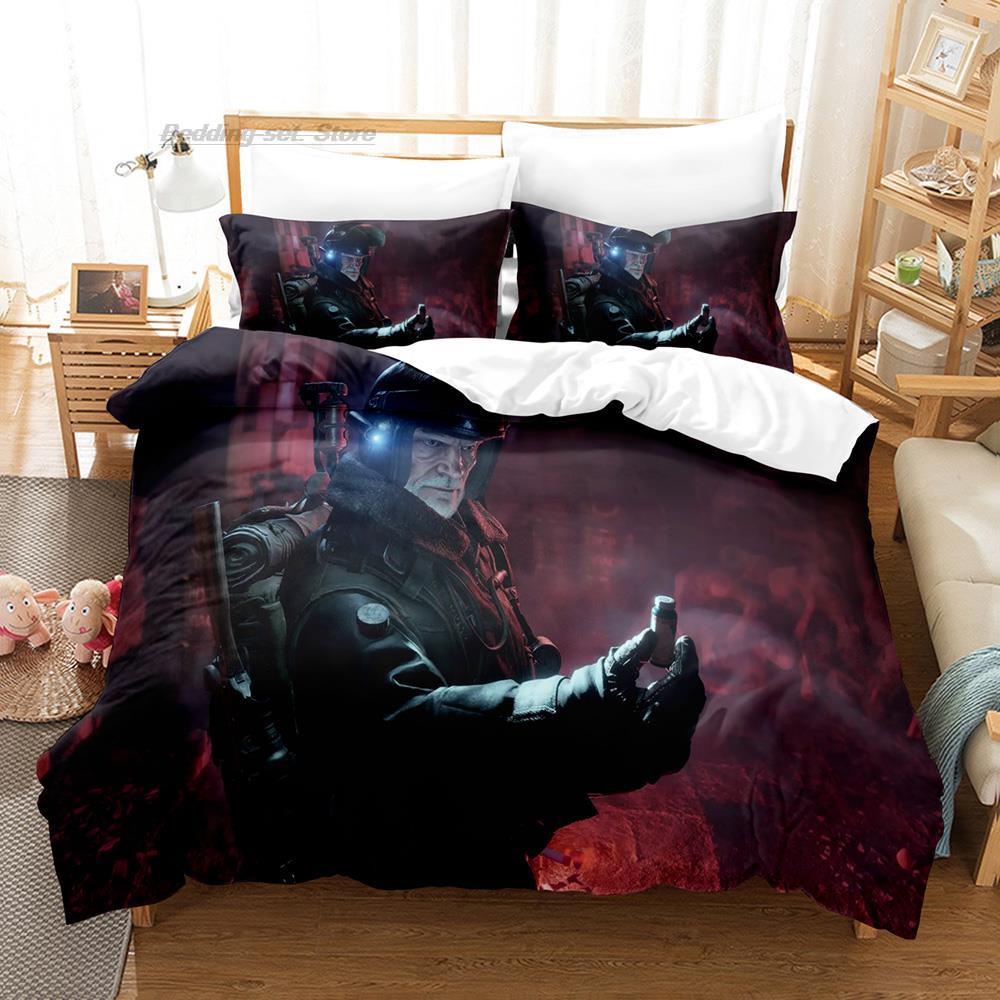 Metro Exodus Bedding Set Single Twin Full Queen King Size Bed Set Aldult Kid Bedroom Duvetcover Sets 3D Print Game Bed Sheet Set