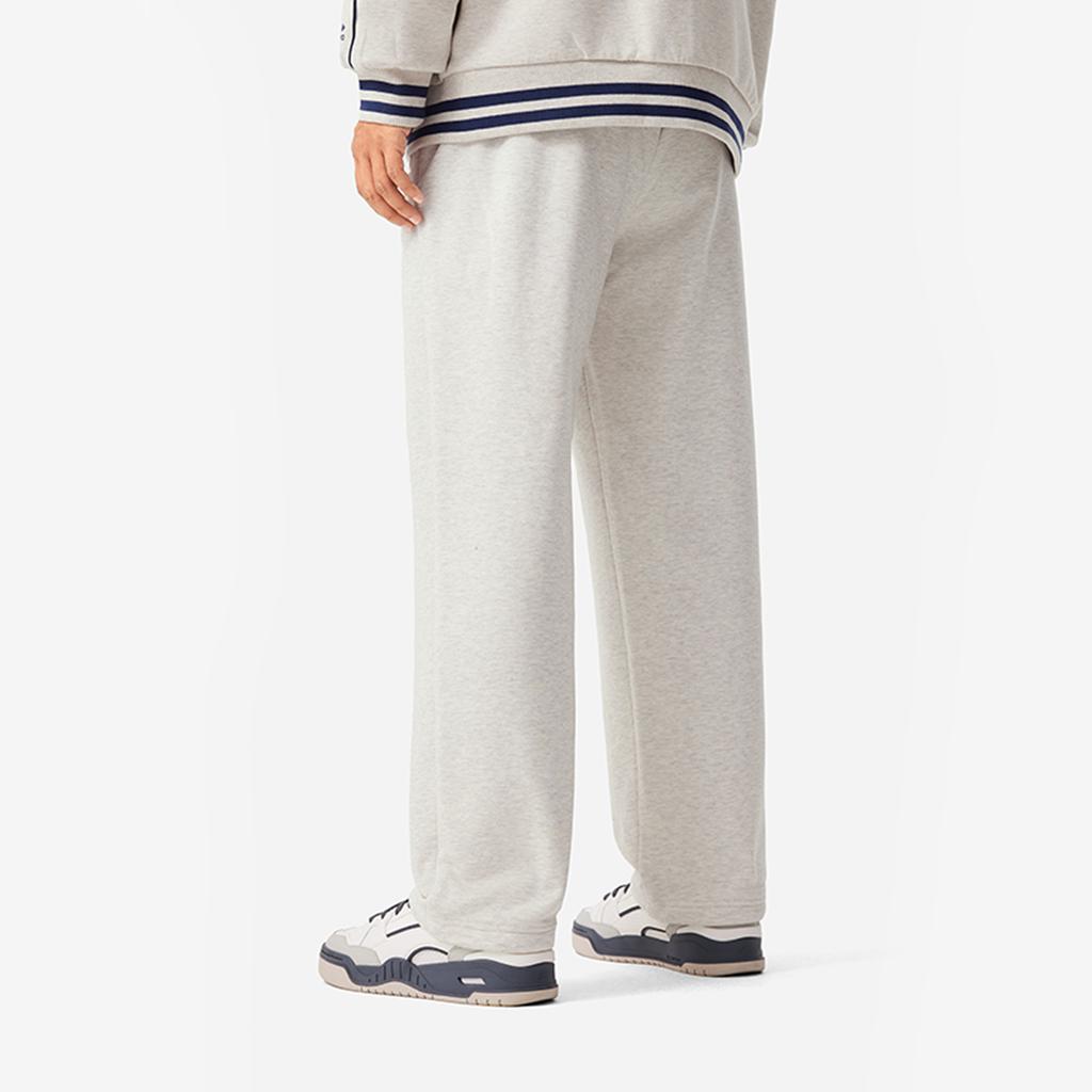 Li Ning Sports Lifestyle Serie Fleecegefütterte Warme Locker Geschnittene Lässige Strick-Jogginghose für Herren AKLVJ31-2