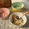 Splash Ink Korean Retro Tableware Ins Wind Ceramic Bowl Fruit Yogurt Bowl Oat Dessert Bowl Tableware Large Rice Bowl