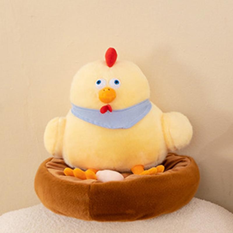 Chicken Plush Cute Chicken Coop Plush 30 Cm Soft Stuffed Chicken Accompany Toy Simulation Chick Toy for Kid Girl Boy